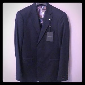 Ted Baker London, Debonair Suit Jacket, Dark Blue